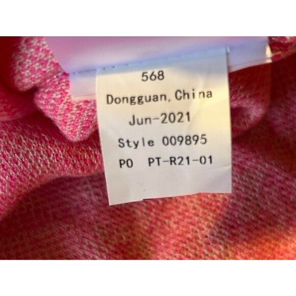 Lilly Pulitzer Morgen Jacquard Sweater Hot Pink Leopard Print Rhinestones- XL - Picture 9 of 9